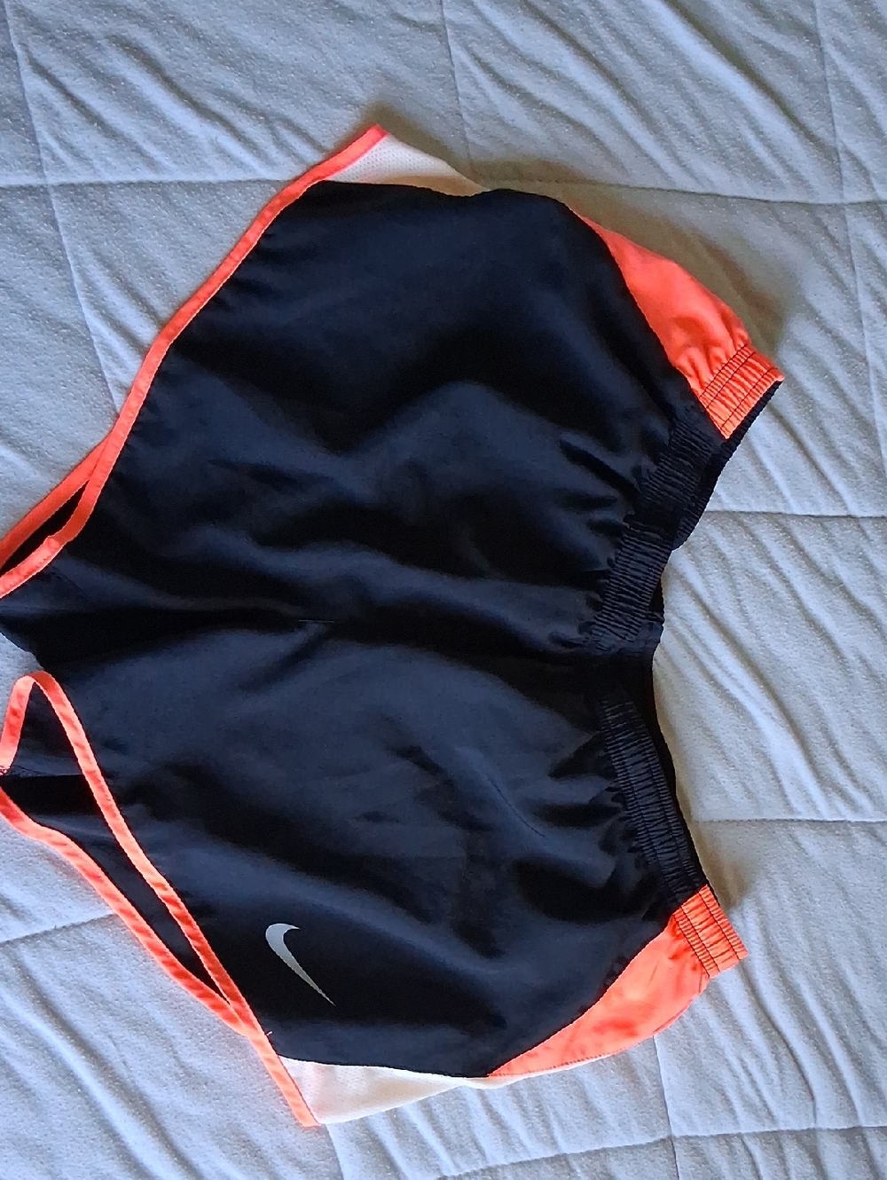 Nike Black Dri-FIT Athletic Shorts with Subtle Gray Logo